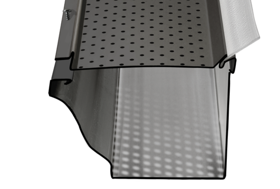 Gutter Clean System 25-year clog-free warranty