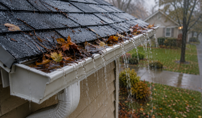 Professional gutter cleaning service